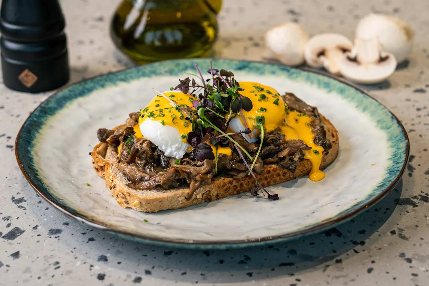 Mushroom Toast (D/G/E)